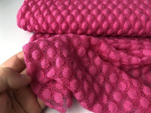 Blonde - strækbar med små bomber i pink